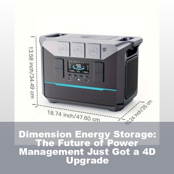 Dimension Energy Storage: The Future of Power Management Just Got a 4D Upgrade